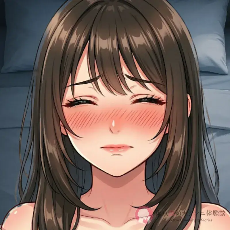 クンニで絶頂を迎えるメイサさんの様子