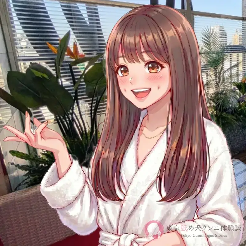 ホテルのバルコニーで無邪気に踊るエルちゃん